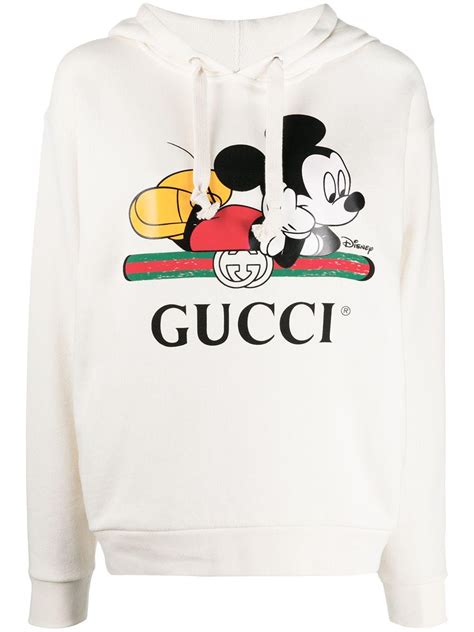 gucci mickey mouse hoodie white|Gucci Mickey Mouse crossbody.